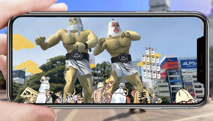 巨大3Dサウナマン出現！仙台PARCO『サ勤交代』のARを企画・制作