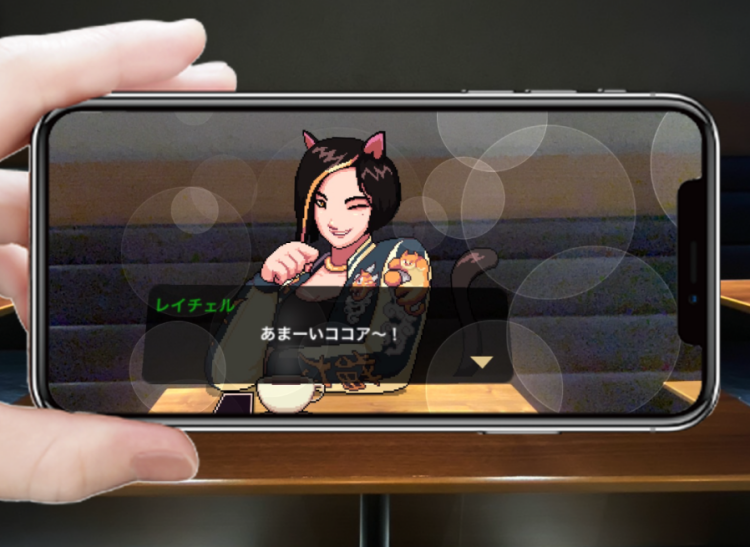 人気ゲームキャラと相席⁉『コーヒートーク』のキャラが出現するARを制作